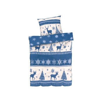 LIVARNO home Fleece-Bettwäsche, 155 x 220 cm - B-Ware