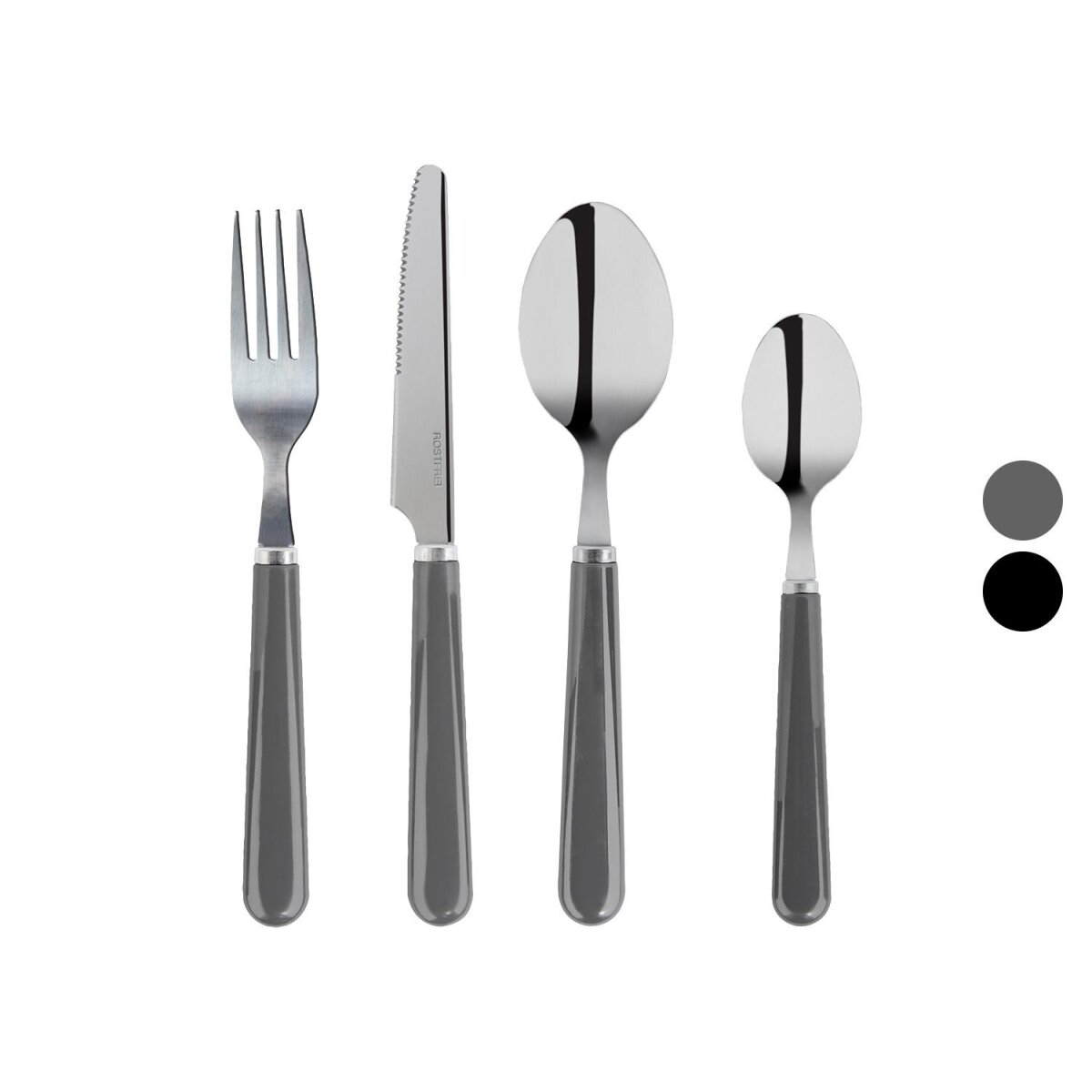 LIVARNO home Besteck-Set mit Kuntsstoffgriff, 24-teilig