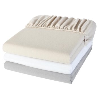 LIVARNO home Feinbiber-Spannbettlaken, 90-100 x 200 cm -...