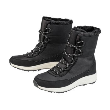 esmara® Damen Schnürstiefel, profilierte Laufsohle (schwarz, 37) - B-Ware neuwertig