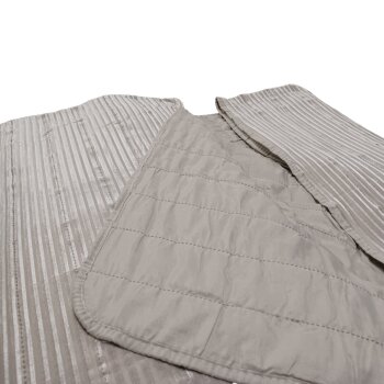 LIVARNO home Samt-Tagesdecke, 200 x 220 cm (taupe) - B-Ware neuwertig