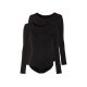 esmara® Damen Bodyies, 2 Stück, mit hohem Baumwollanteil (schwarz, S(36/38)) - B-Ware neuwertig