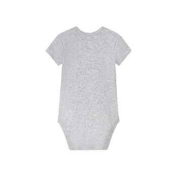 lupilu® Baby Bodies, 5 Stück, kurzarm, aus reiner Bio-Baumwolle (grau/gelb/mint, 74/80) - B-Ware neuwertig