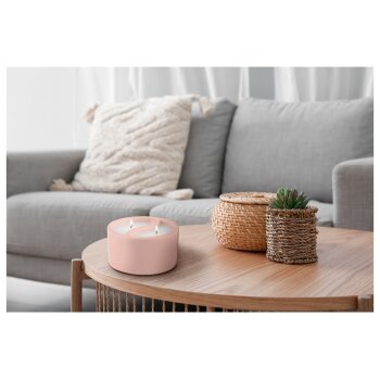 LIVARNO home Duftkerze (rosa) - B-Ware Transportschaden Kosmetisch