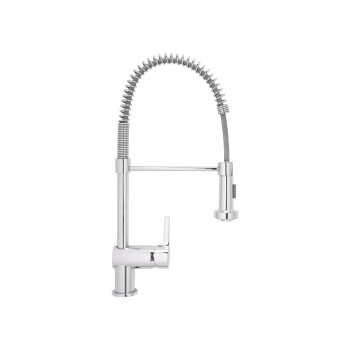 LIVARNO home Küchenarmatur mit herausziehbarer Brause (Spiralfeder) - B-Ware neuwertig