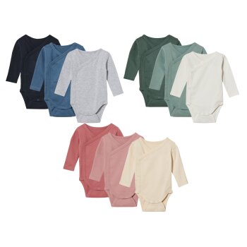 lupilu® Baby-Wickelbodys, 3 Stück, aus reiner...