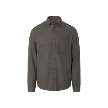 LIVERGY® Herren Flanellhemd, mit Button-down-Kragen -...