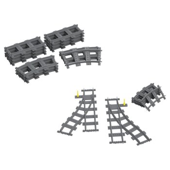 Playtive Clippys Schienen-Set / Weichen-Set - B-Ware