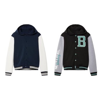 pepperts!® Kinder Collegejacke, mit Baumwolle - B-Ware