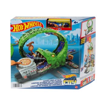 Hot Wheels City Spielset (HKX39 Krokodil Angriff) -...
