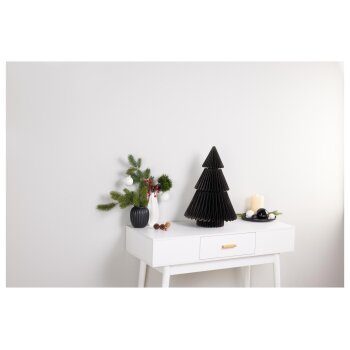 LIVARNO home Papier-Weihnachtsbaum, zusammenklappbar (schwarz) - B-Ware sehr gut