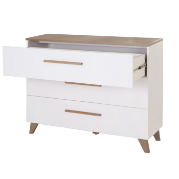 roba Wickelkommode Ole, Eiche/weiß - B-Ware neuwertig