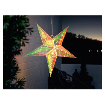 LIVARNO home Holografischer LED-Weihnachtsstern,...