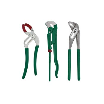 PARKSIDE® Sanitärzangen-Set 3-teilig / Eckrohrzange (Sanitärzangen- Set) - B-Ware neuwertig