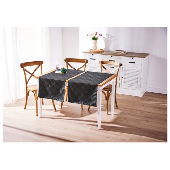 LIVARNO home Tischdecke/Tischläufer-Set, mit Glitzereffekt - B-Ware