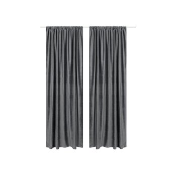 LIVARNO home Vorhang Samt, 135 x 254 cm - B-Ware