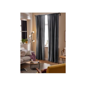 LIVARNO home Vorhang Samt, 135 x 254 cm - B-Ware
