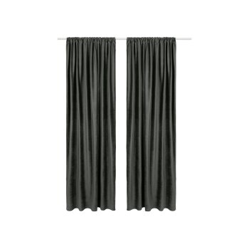 LIVARNO home Vorhang Samt, 135 x 254 cm - B-Ware