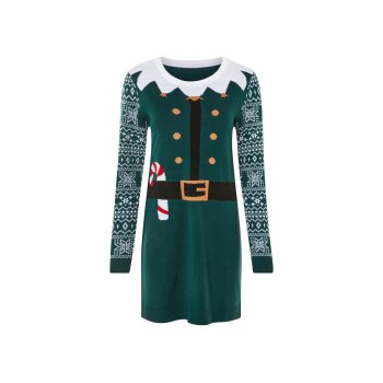 esmara® Damen Strickkleid im Weihnachtsdesign - B-Ware