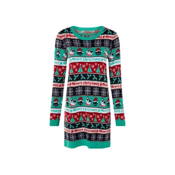 esmara® Damen Strickkleid im Weihnachtsdesign - B-Ware