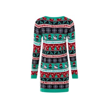 esmara® Damen Strickkleid im Weihnachtsdesign - B-Ware