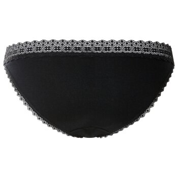 esmara® Damen Slips, 5 Stück, mit Spitze (schwarz, M(40/42)) - B-Ware neuwertig