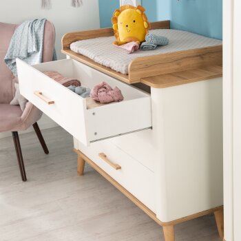 roba Wickelkommode Pauline, mit Wickelansatz - B-Ware Transportschaden Kosmetisch