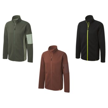 CRIVIT Herren Strickfleecejacke mit...