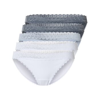 esmara® Damen Slips, 5 Stück, mit Spitze - B-Ware