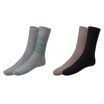 LIVERGY® Herren Thermosocken, 2 Paar, mit...