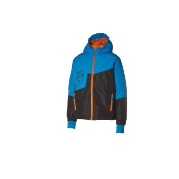 CRIVIT Kinder Skijacke, mit THERMOLITE® EcoMade-Technologie (Blau/Schwarz, 146/152) - B-Ware neuwertig