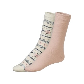 esmara® Damen Thermosocken, 2 Paar, mit Silikonnoppen - B-Ware