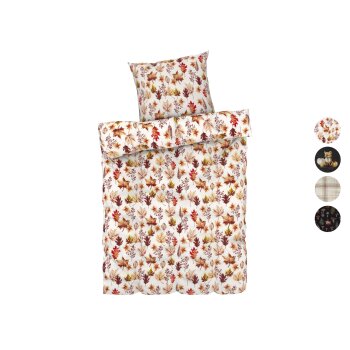 LIVARNO home Mikrofaser-Satin-Bettwäsche, 135 x 200...