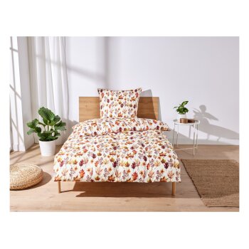 LIVARNO home Mikrofaser-Satin-Bettwäsche, 135 x 200...