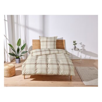 LIVARNO home Mikrofaser-Satin-Bettwäsche, 135 x 200 cm - B-Ware