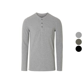 LIVERGY® Herren Langarmshirt, in modischer...