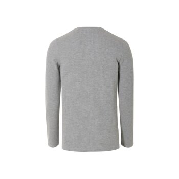 LIVERGY® Herren Langarmshirt, in modischer Waffelripp-Optik - B-Ware