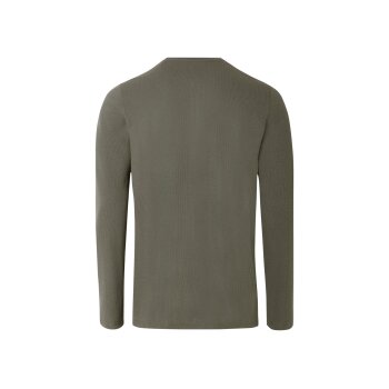 LIVERGY® Herren Langarmshirt, in modischer Waffelripp-Optik - B-Ware