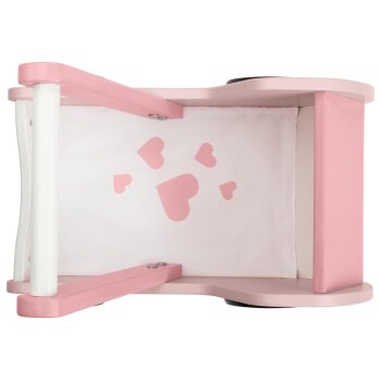 Playtive Babypuppenmöbel, mit liebevoller Bedruckung (Style B: Puppenwagen) - B-Ware neuwertig
