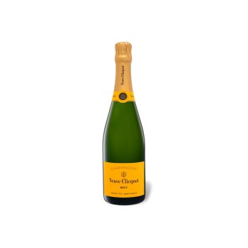 Veuve Clicquot Yellow Label brut, Champagner mit Geschenkbox