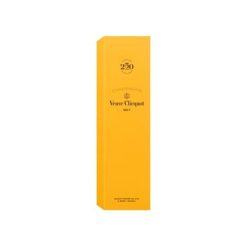 Veuve Clicquot Yellow Label brut, Champagner mit Geschenkbox