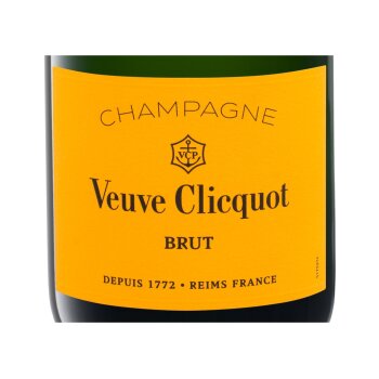 Veuve Clicquot Yellow Label brut, Champagner mit Geschenkbox
