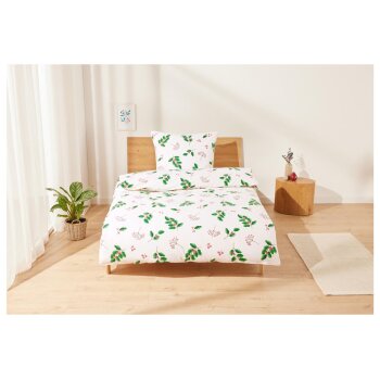 LIVARNO home Feinbiber-Bettwäsche, 140 x 200 cm, 70...