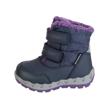 lupilu® Baby Winterstiefel mit Warmfutter (navy/lila, 24) - B-Ware neuwertig