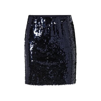 esmara® Damen Pailletten-Minirock, mit Fütterung...