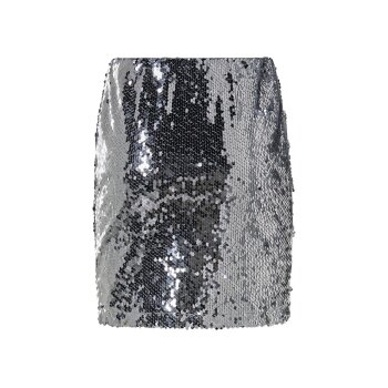 esmara® Damen Pailletten-Minirock, mit Fütterung - B-Ware