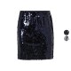 esmara® Damen Pailletten-Minirock, mit Fütterung - B-Ware