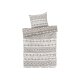 LIVARNO home Fleece-Bettwäsche, 140 x 200 cm, beige - B-Ware neuwertig
