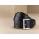 LIVERGY® Herren Ledergürtel mit Dornschließe (schwarz, 125) - B-Ware neuwertig