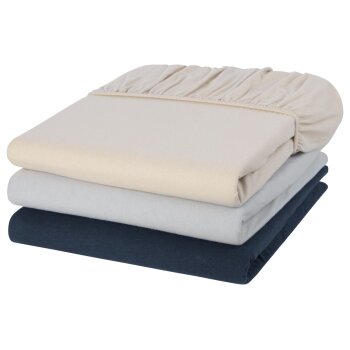 LIVARNO home Feinbiber-Spannbettlaken, 90-100 x 200 cm -...